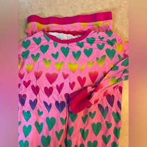 Little Sleepies Vibrant Heart Pajama Set